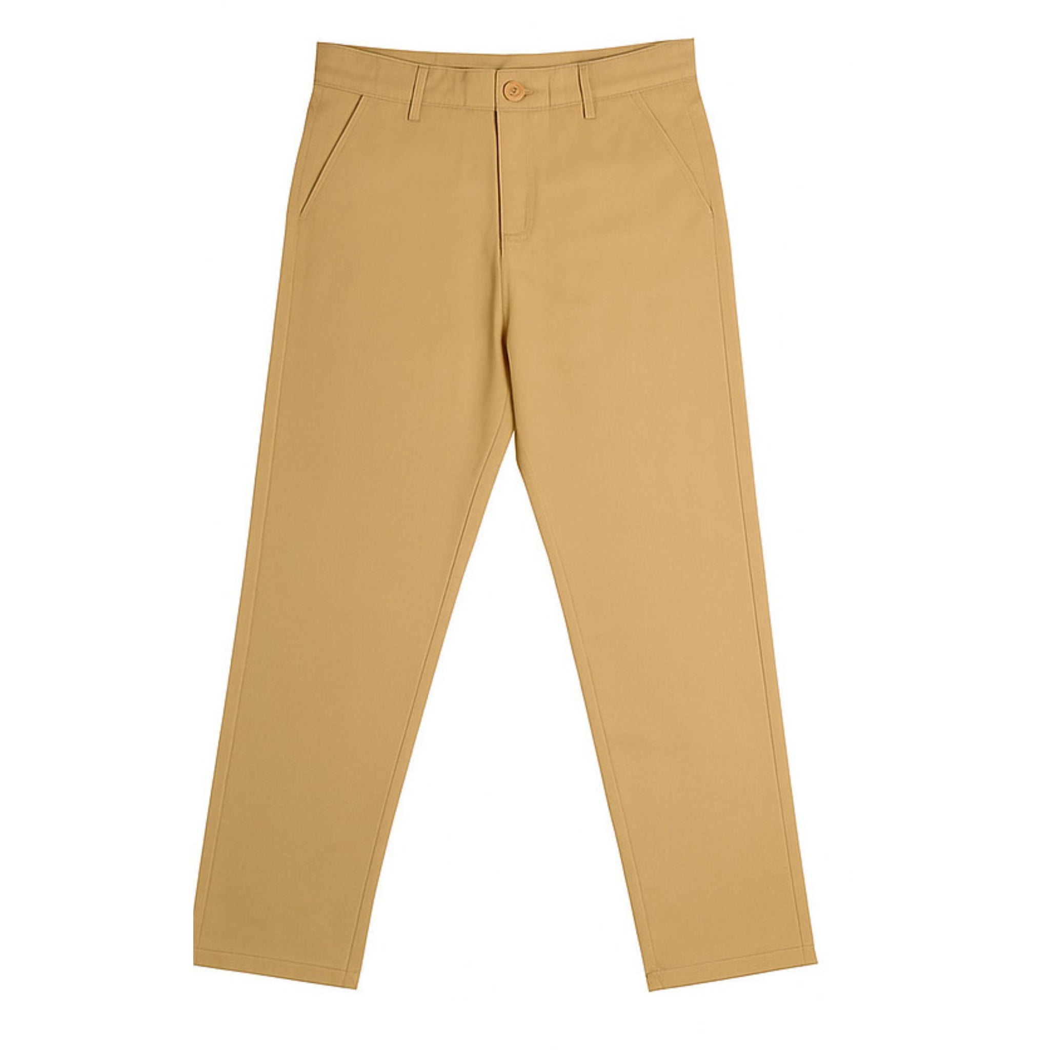 Pantalón Ajustado Básico - Beige