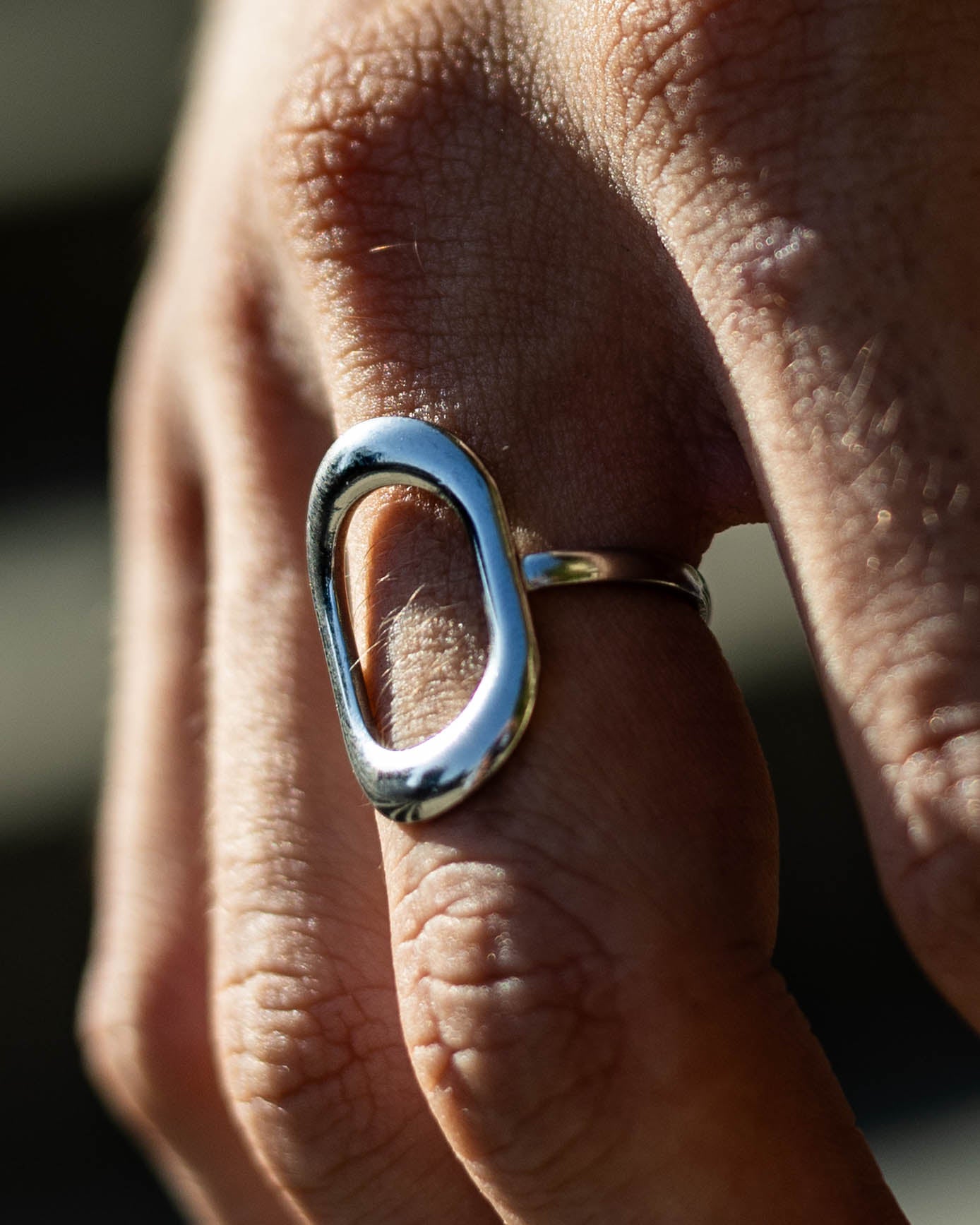 Anillo Ovalado Estilo Premium