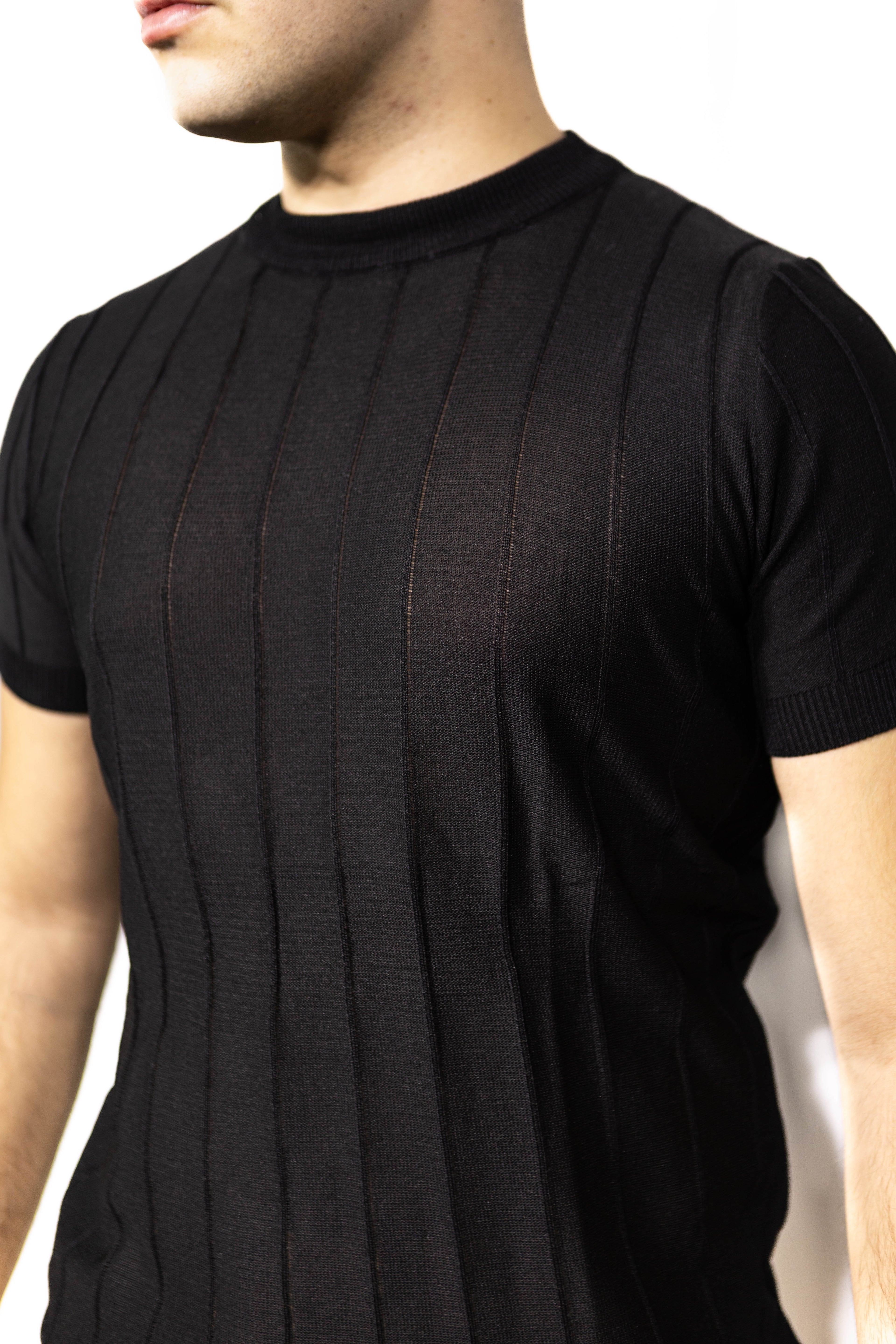 Camiseta Rayas Manga Corta