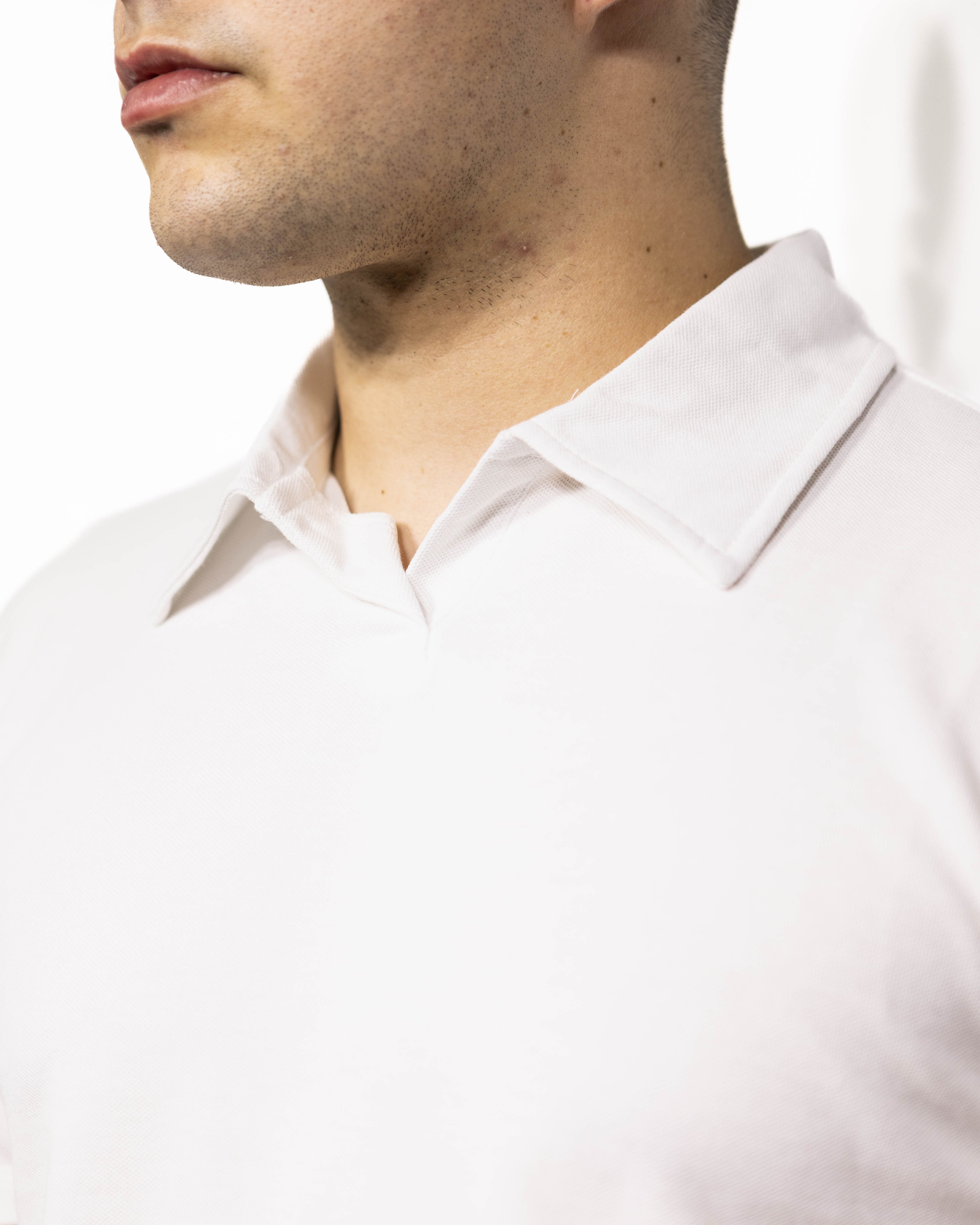 Polo Liso sin Botones Manga Corta