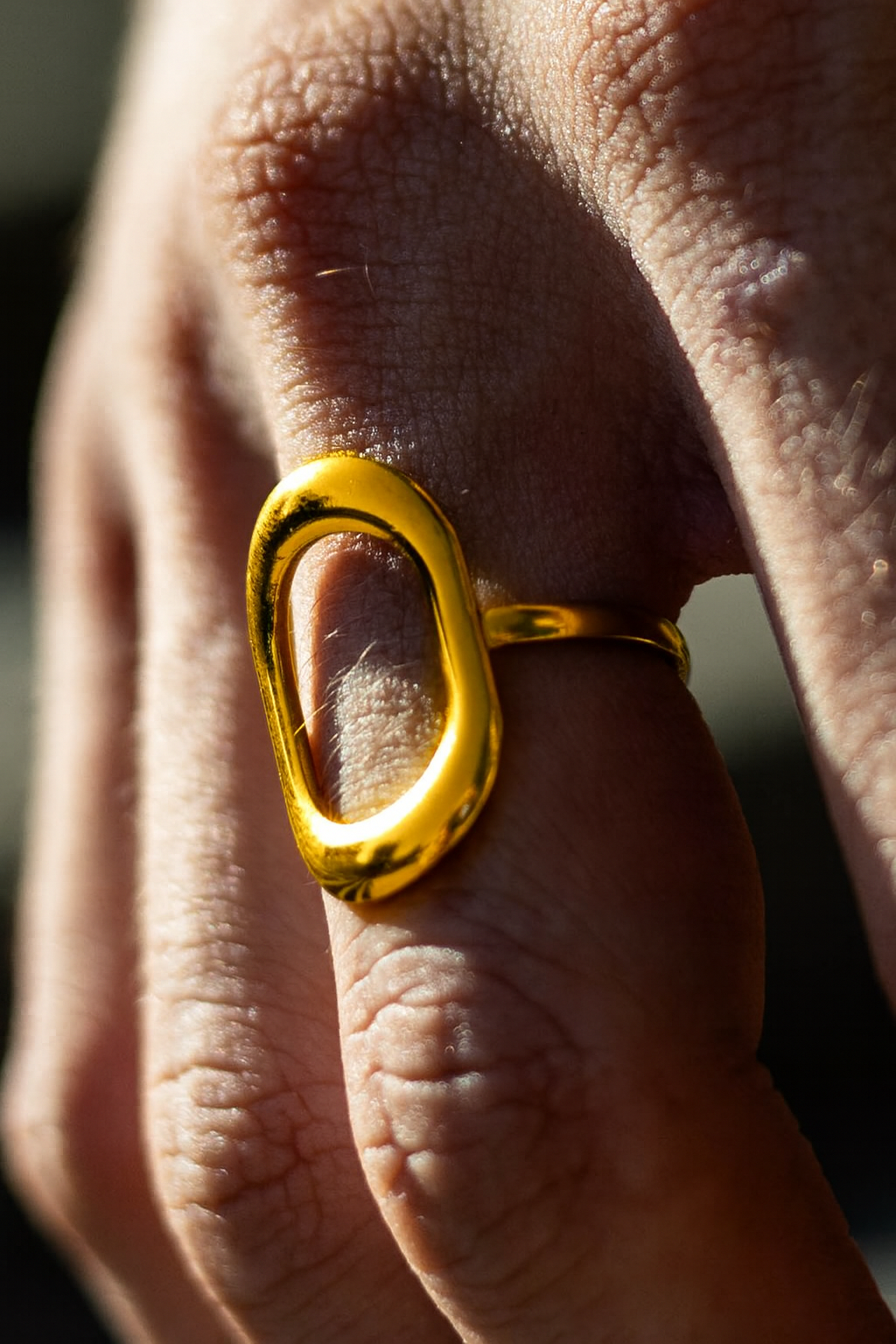 Anillo Ovalado Estilo Premium