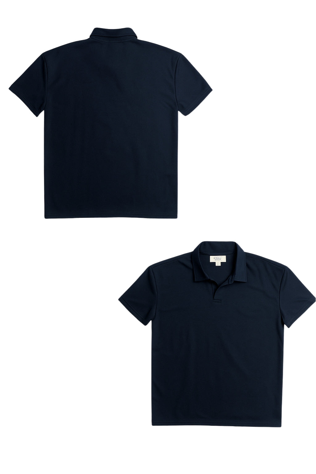 Polo Liso sin Botones Manga Corta